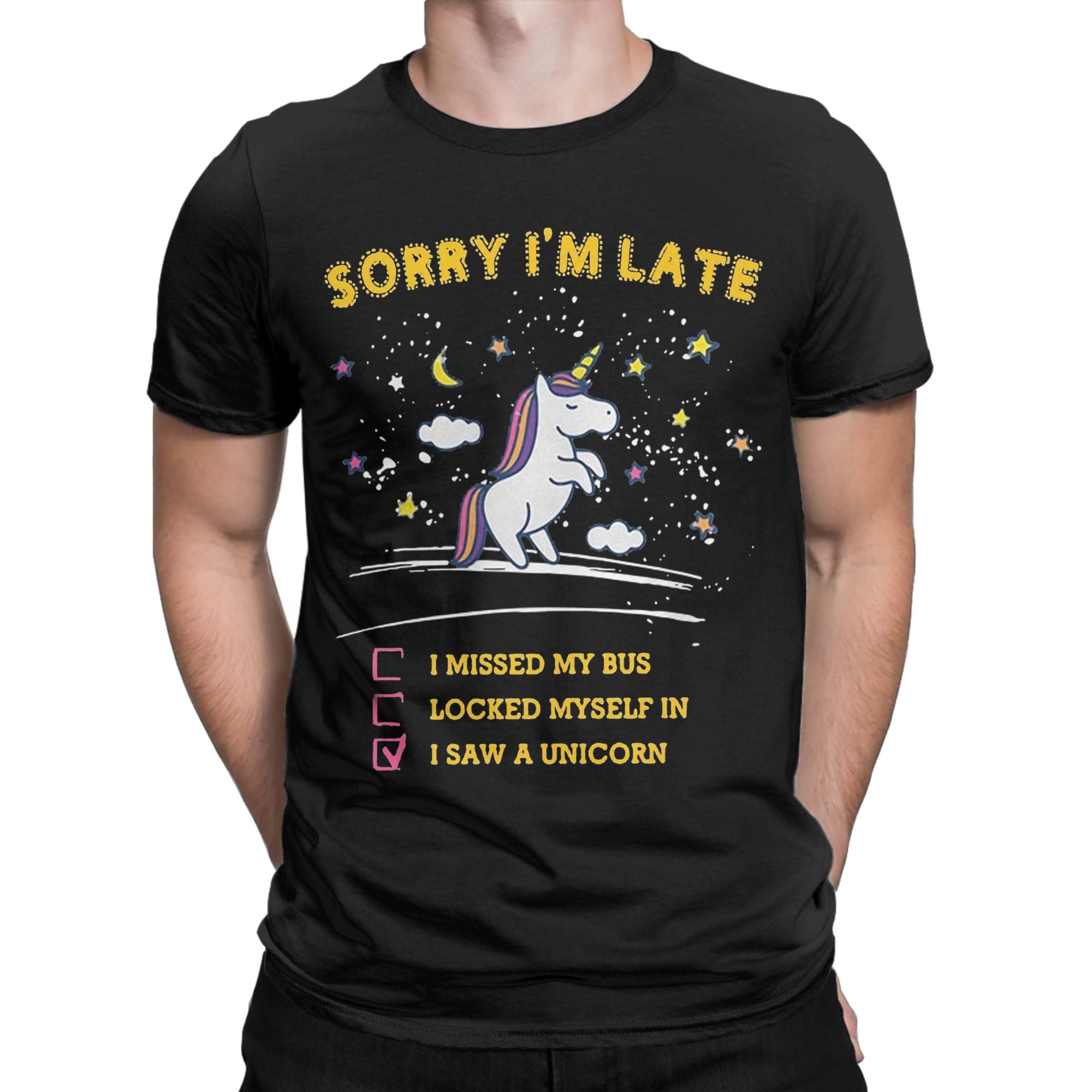 Men Sorry I'm Late I Saw a Uni - Summer Clothing Ideas review and price
