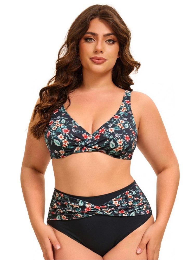 Plus Size High Waist Bikini Wo - Bikini Set Push Up review and price