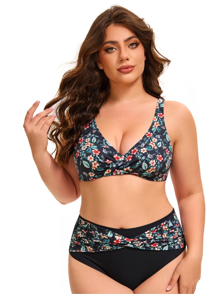 Plus Size High Waist Bikini Wo - Bikini Set Push Up review and price