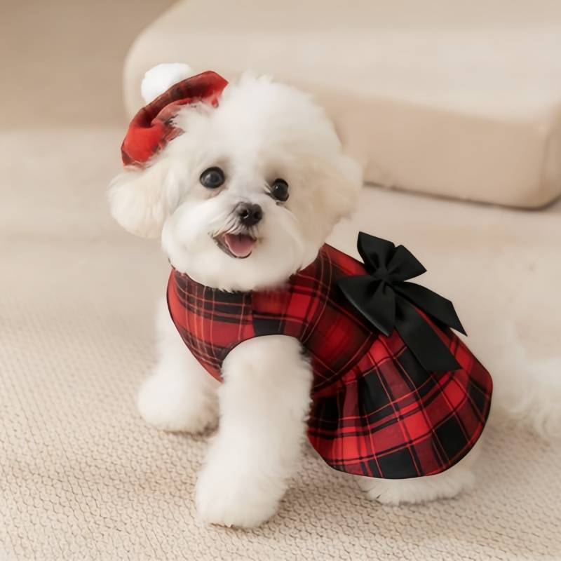 Pet Dog Clothes Plaid Shirt Su - Summer Dog Clothing review and price