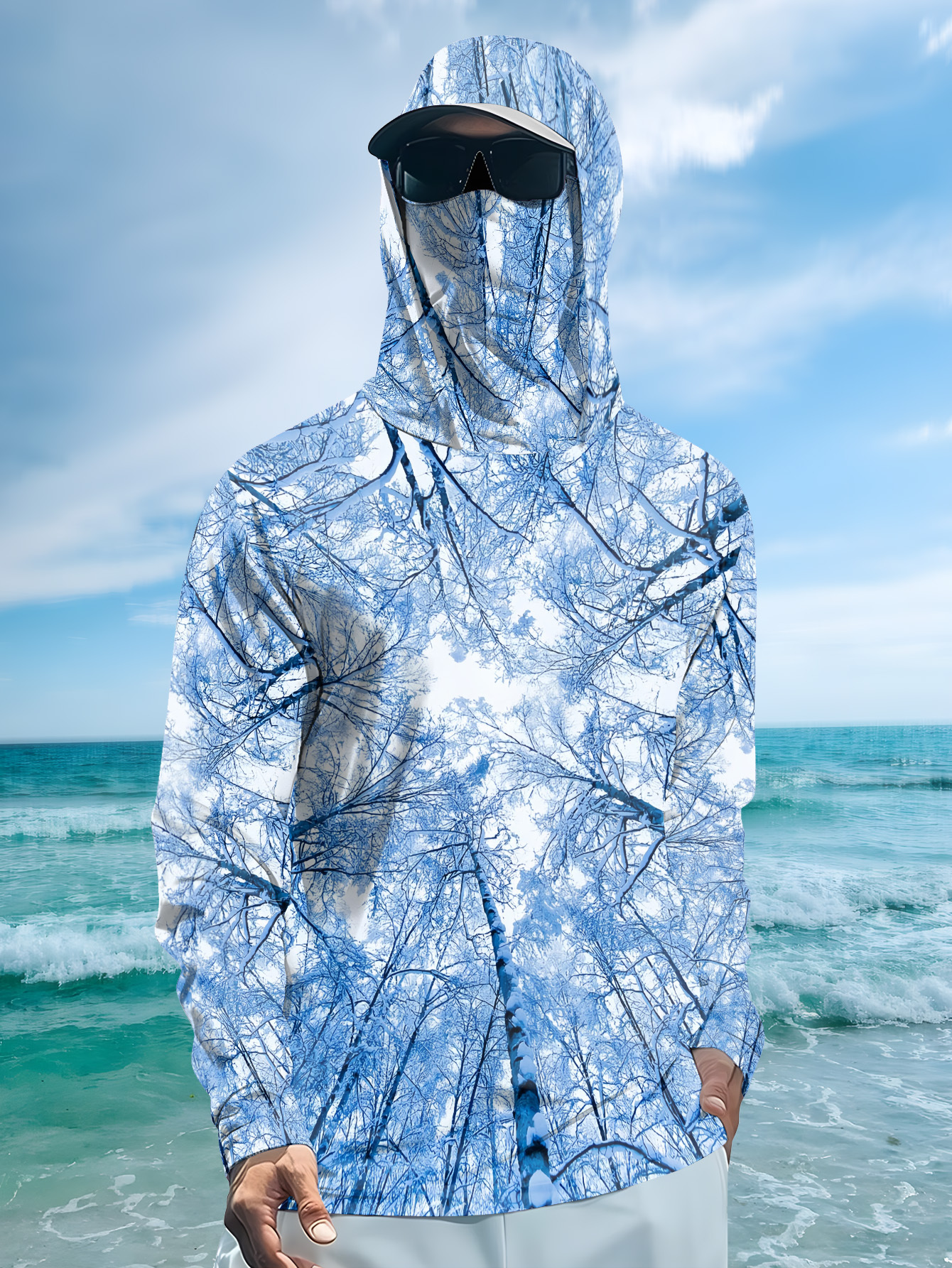 Fishing hooded sweatshirt men' - Summer Clothing review and price