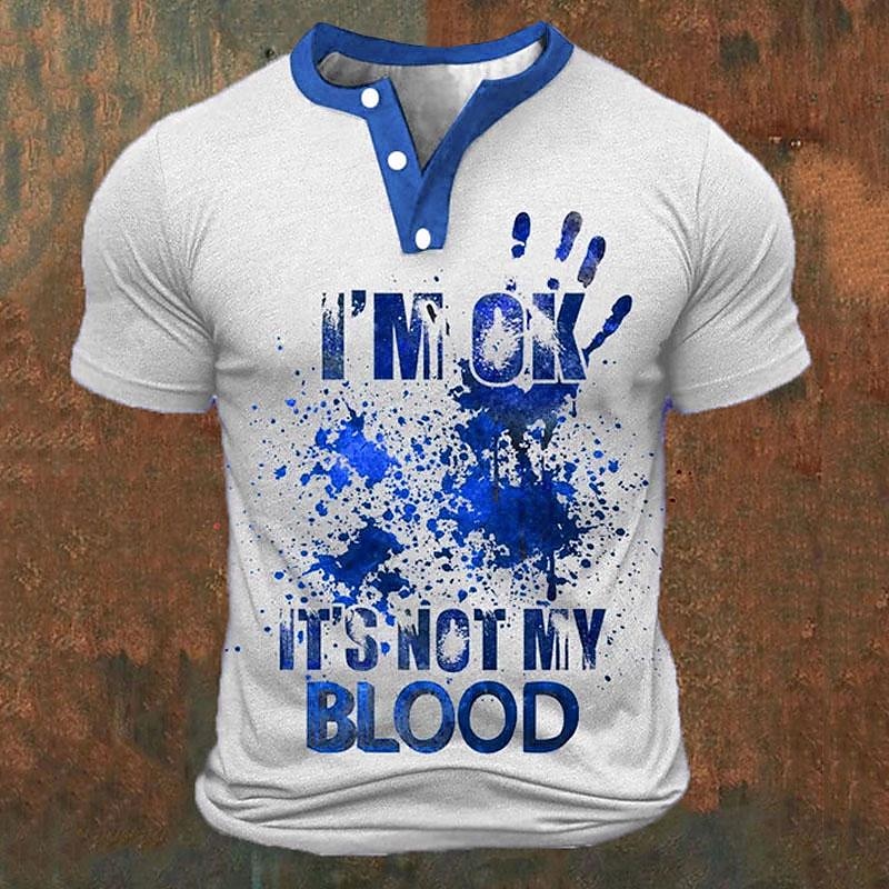 Funny 3D Letter Print Men's He - Summer Quotes review and price