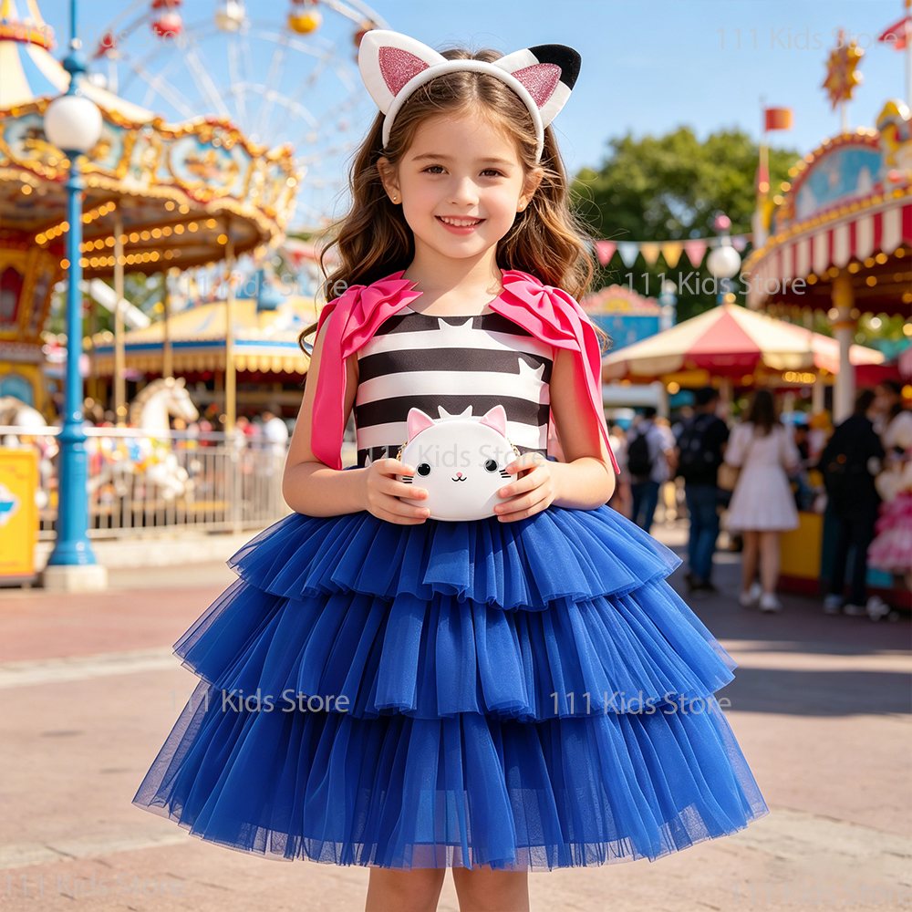 Girls Princess Puffy Dress Sum - Summer Clothing Girls review and price