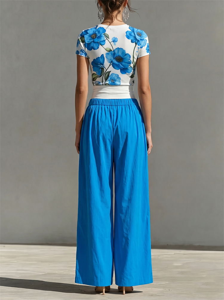 Yeezzi Women's Fashion Patchwo - Palazzo Pant Wide review and price