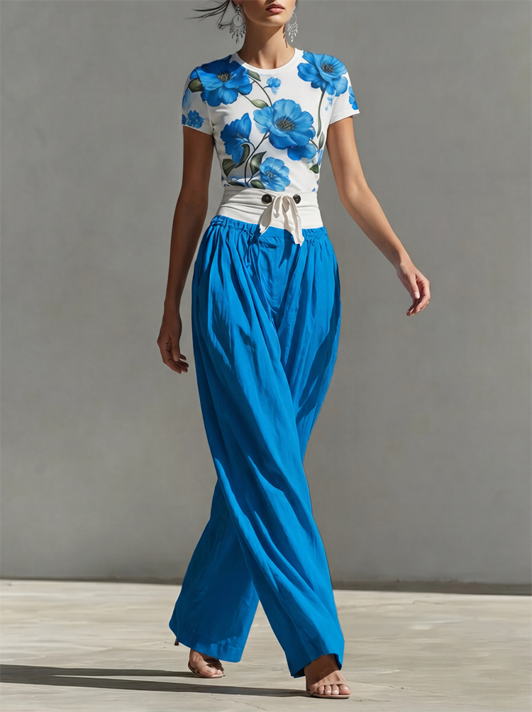 Yeezzi Women's Fashion Patchwo - Palazzo Pant Wide review and price