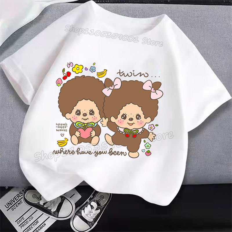 MONCHHICHI Short Sleeve T Shir - Summer Clothing Girls review and price