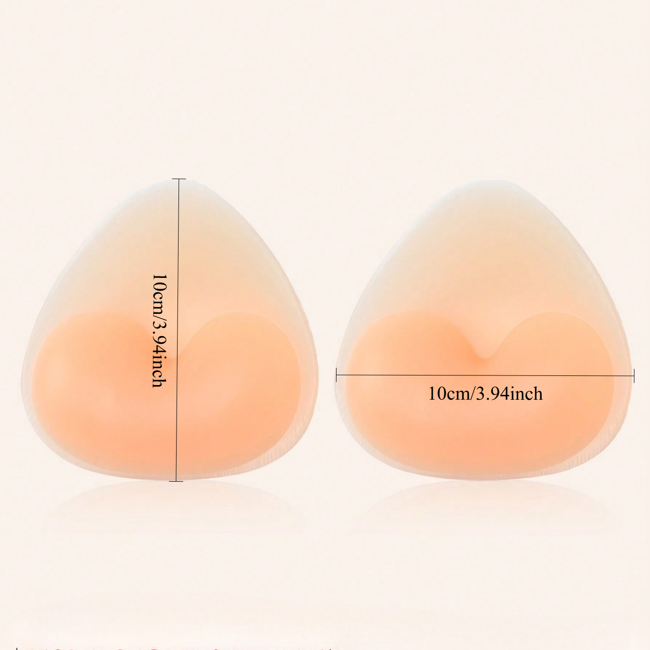 Silicone Bra Inserts, Triangle - Bikini Set Push Up review and price