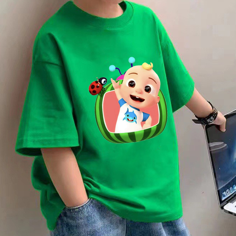 Cocomelons Baby T-Shirts Anime - Summer Clothing Girls review and price