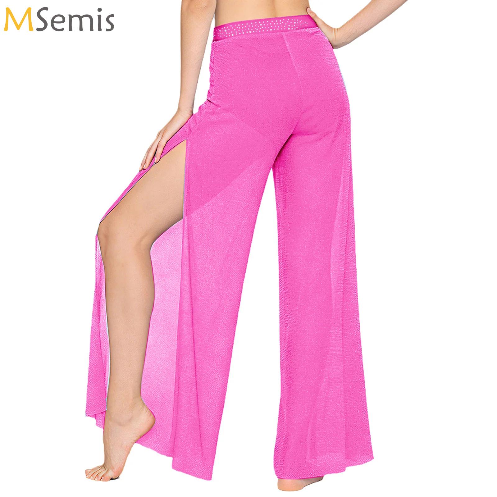 Shimmering Lyrical Mesh Wide L - Palazzo Pant Wide review and price