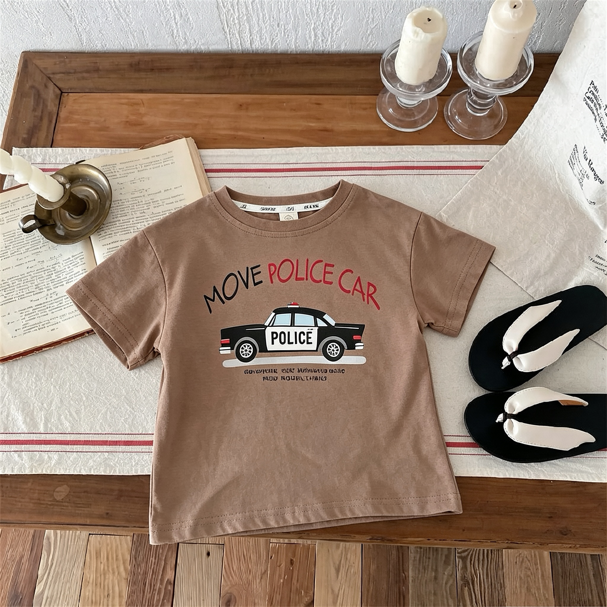 Printed Car Boys Girls T-shirt - Summer Clothing Boutiques review and price