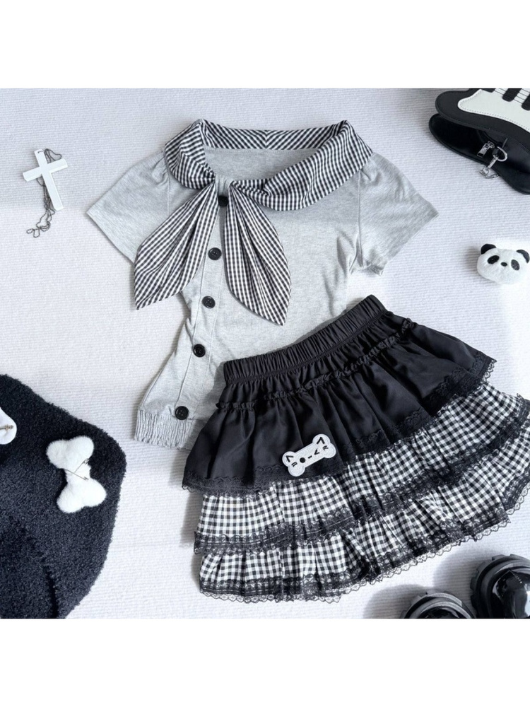 Japanese College Style Cake Sk - Summer Clothing Old Navy review and price